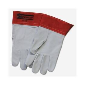 10-tig Best Welds 10tigm Capeskin Welding Gloves Medium White/red - 1 Per Pr