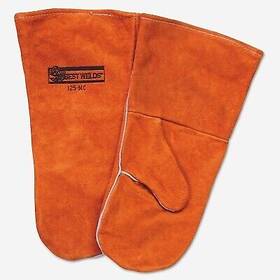 125mc Best Welds Welding Mittens Side Split Cowhide Standard Size Russet Ors Nasco