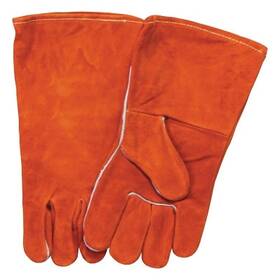 18gcxl Best Welds Split Cowhide Synthetic Fiber Welding Gloves X-large Russet Ors Nasco