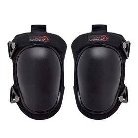 Bison Life 445018420472 Professional Knee Pads With High Density Pp Cap Heavy-duty Black