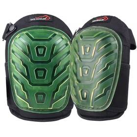 Bison Life 744110072778 Heavy-duty Professional Crystal Gel Knee Pads With Hard Non-slip Pvc Cap Eva Fo