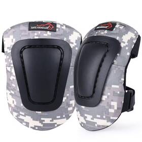 Bison Life 744110296013 Camouflage Multi-purpose Knee Pads With Soft Foam Padding Tpr Cap And Adjustabl