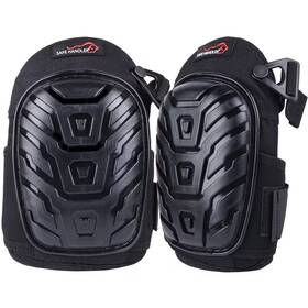 Bison Life 744759076793 Heavy Duty Professional Crystal Gel Knee Pads With Eva Foam Cushion Hard Non-sl