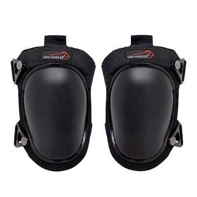 Bison Life 811437029911 Professional Knee Pads With High Density Pp Cap Heavy-duty Black