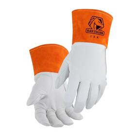 Black Stallion 013332113539 25k Premium Grain Kidskin Tig Glove With Large White