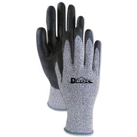 Bwk0002910 Boardwalk Palm Coated Cut-resistant Hppe Glove Salt And Pepper/black Size 10