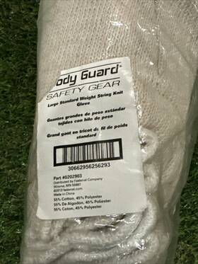 0202903 Body Guard Bodyguard String Knit Gloves #0202903