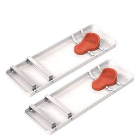 12-615 Bon Tool Knee Boards Plastic Lightweight With Replaceable Rubber Pads Pair