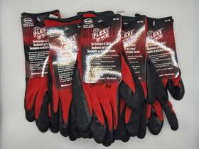Boss 072874076238 Flexi Grip Ii 6 Pair Pack Of Safety Work Gloves - Size Medium Extra Wear