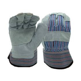 4914328 Boss Standard Grade Leather Palm 3-pack Size L Color Gray Included Qty