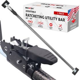77190 Boxer Boxertool Ratcheting Utility Cargo Bar Adjustable 40 Inch 70 Non