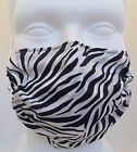 Breathe Healthy Masks Zebra Print Face Mask By Comfortable Washable Filtering 704660915772