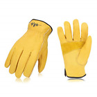 Ca9590p3-g-l Work Gloves Pack Of Xl Large Leather Driver 608119716388