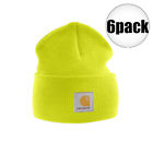Carhartt 6pk Bright Lime Acrylic Watch Cap One Size Fits All A18 New 035481371035