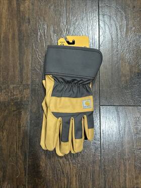 Gw0808-m Carhartt Rugged Flex Synthetic Leather Safety Cuff Work Gloves Xl Nwt