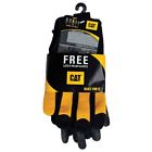 Cat012215-cat017400l Cat Men Large Utility Work Gloves Leather And 072874076368