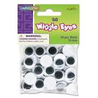 Ckc-3443-02 Creativity Street Round Black Wiggle Eyes 021196344327