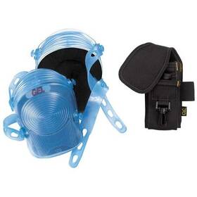 Clc Work Gear 094700394491 Knee Pad Univ Button Black/blue Pr Pk6105