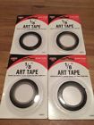 Cos098077 Cosco Packs Art Tape Black Gloss