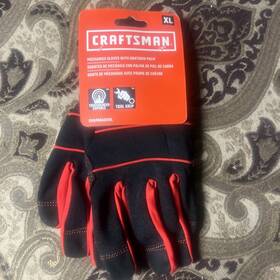 Craftsman 674326326603 Acrylic Lined Cold Weather Gloves / Thermal Water Proof Tool Grip