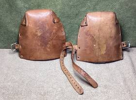 No.9-40488 Craftsman Leather Knee Pads With Felt Lining