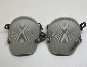 Custom Leathercraft 043966399962 Clc 361 Ultraflex Non-skid Kneepads Grey A44