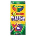 Cyo-68-2424 Crayola Erasable Colored Woodcase Pencils Assorted Colors 071662034245