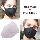 Cyz-2026bl Zwzcyz Mask Anti Pollution Washable Cotton Mouth Masks With Valve