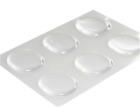 Dd00069-12pcs Erioctry Silicone Circle Shoe Heel Inserts Insoles Gel 739340526320