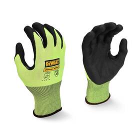 Dpg833tl Dewalt Dpg833t Hi-vis Hppe Cut Touchscreen Glove Large