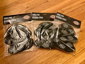 121006di Dickies Lightweight Foam Knee Pads Lot Of 3 Pairs Free Shipping