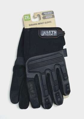11316 Duluth New Size 2xl Impact Safety Work Gloves Durahog Mechanix Armortex Black