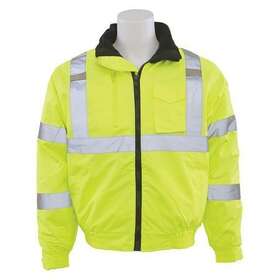62440 Erb Safety Bomber Jacket Class 3 Hi-viz Lime 5xl
