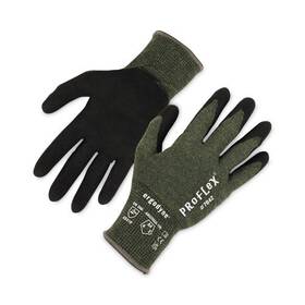 4x41d Ergodyne 10345 Proflex 7042 A4 Nitrile Coated Cr Gloves En388 Xl Green Pair
