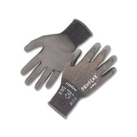 10484 Ergodyne Proflex 7044 Pu Coated Cut-resistant Gloves 18 Gauge Large Gray