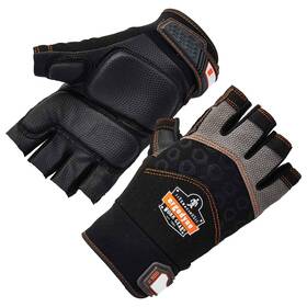 17692 Ergodyne Proflex 900 Impact Protection Work Gloves Padded Palm Half-finger Small