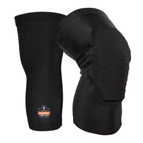 Ergodyne 720476185260 Proflex 525 Lightweight Padded Knee Sleeves Pair