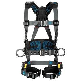 8123bqcl Falltech 3d Belted Full Body Harness With Qc Chest Buckle Large