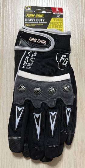 2012l Firm Grip New Heavy Duty Utility Work Gloves L With Touchscreen Technology