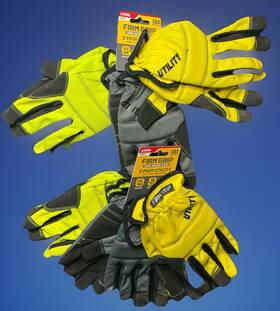 43107 Firm Grip Utility Tough Work Gloves Stretch Breathable 6 Pairs 2 Packs Of 3