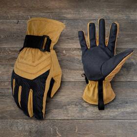 67867 Firm Grip Insulated Work Gloves Size L Water Resistant Touchscreen Winter Warm