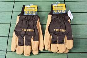 Firm Grip 731919634030 X-large Winter Leather Palm Gloves With Thinsulate Liner Lot Of 2