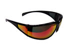 7010-884-0334 Fit Red Lens Mirror Black Oem Stihl Safety Glasses Comfort Frames