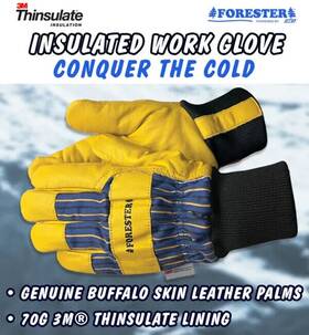 Fogl63 Forester Winter Work Gloves - Buffalo Skin