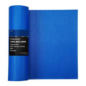 Fs Tool 748385328356 Professional Box And Drawer Liner Blue Easy Cut 24 Inch Wide X Feet