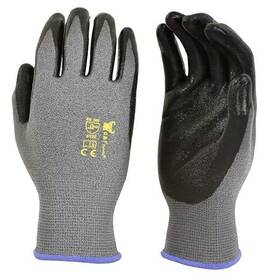 1519l-6 G & F 6 Pairs Mens Working Gloves With Micro Foam Coating - Garden Texture