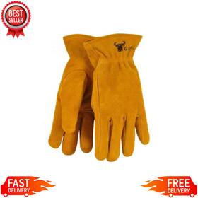 3041 G & F Products And Justforkids Kids Genuine Leather Work Gloves Garden New