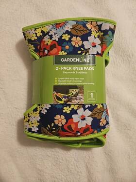 Gardenline 099100166590 Gardening Knee Pads Nwt Floral