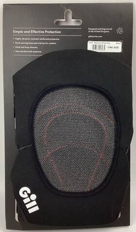 4519 Gill Neoprene Adjustable Reinforced Water Activity Knee Pads Black One Size