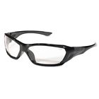 Ff120 Glasses Clear Safety Crews Black Lens Forceflex Frame